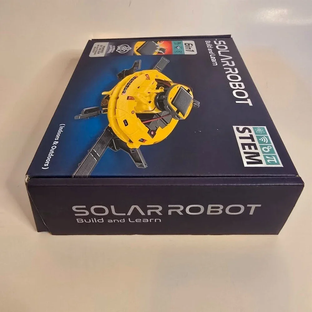 NEW STEM Projects for Kids Science Kit Solar Robot 6 in 1